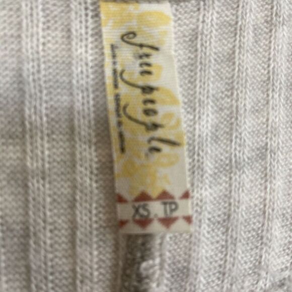 Free People Drippy Sunset Park Lightweight Thermal Knit Oversized Tunic Top XS - Picture 6 of 11